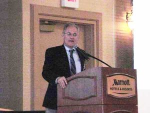 Mayor Jonathan Rothschild speaking at event with HJ3